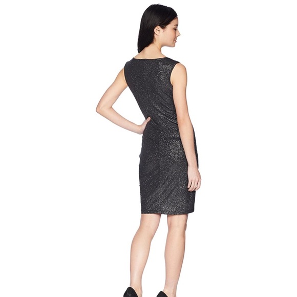 Tiana B Plus Glitter Side Drape Dress SIZE 24 - Picture 6 of 7